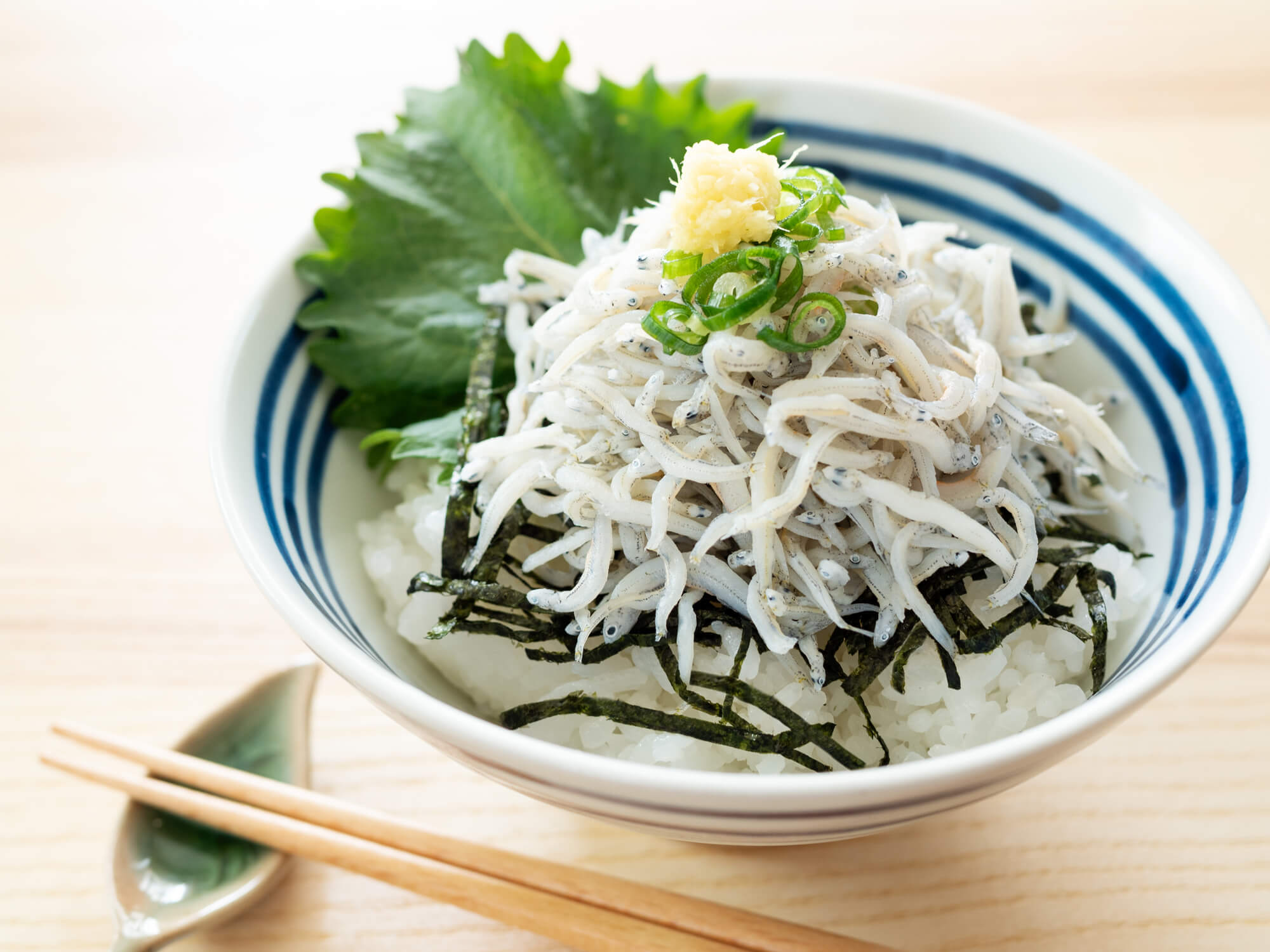 観光客に人気のしらす丼